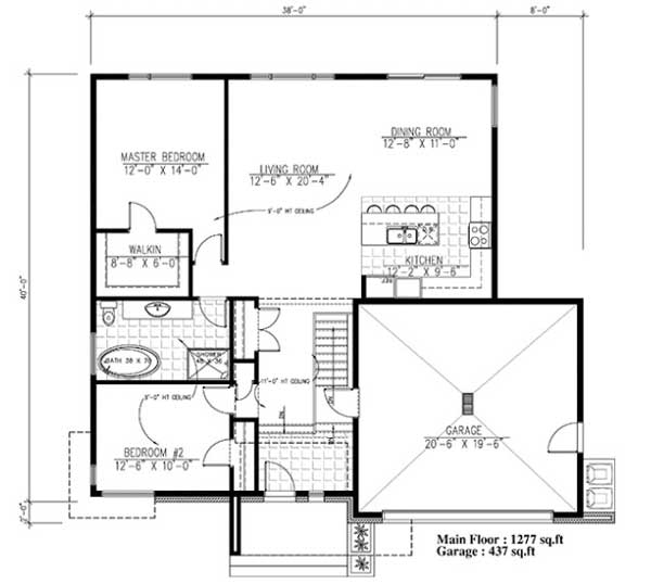 3. Desain Rumah Modern 1 Lantai dengan Taman 1