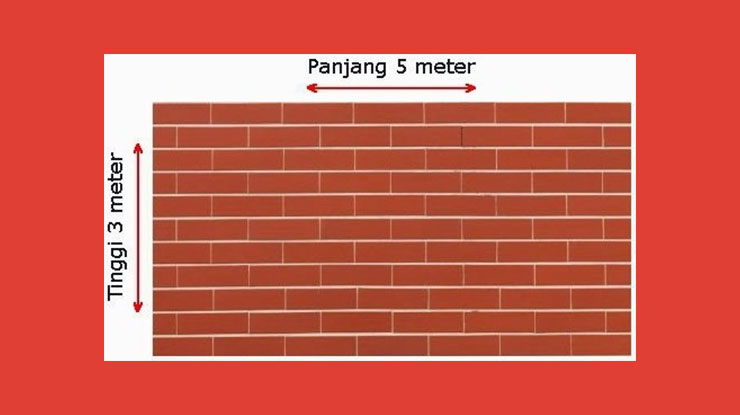 Cara Menghitung Jumlah Kebutuhan Bata Merah