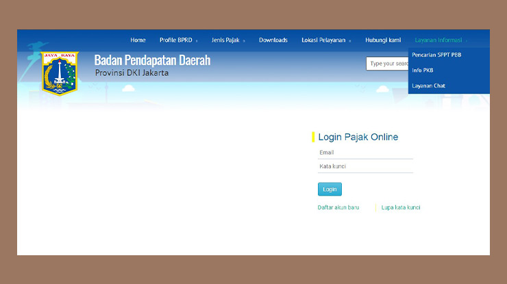 Cara Mencari SPPT PBB Melalui Online