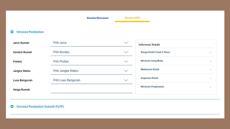 Cara Simulasi KPR Bank BJB Online