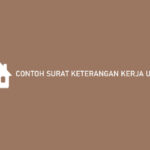 Contoh Surat Keterangan Kerja Untuk KPR