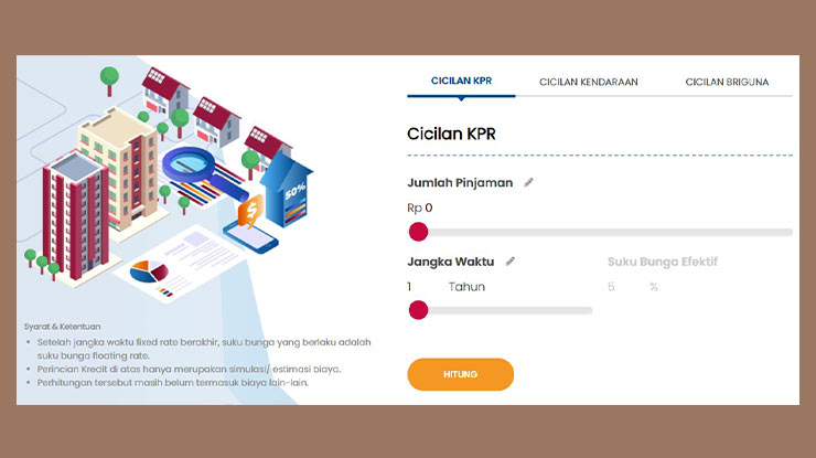 Cara Simulasi KPR Bank BRI Online