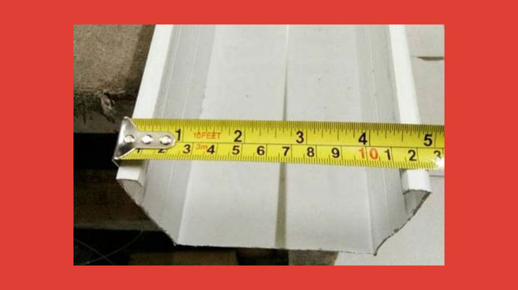 Ukuran Talang Air PVC Kotak