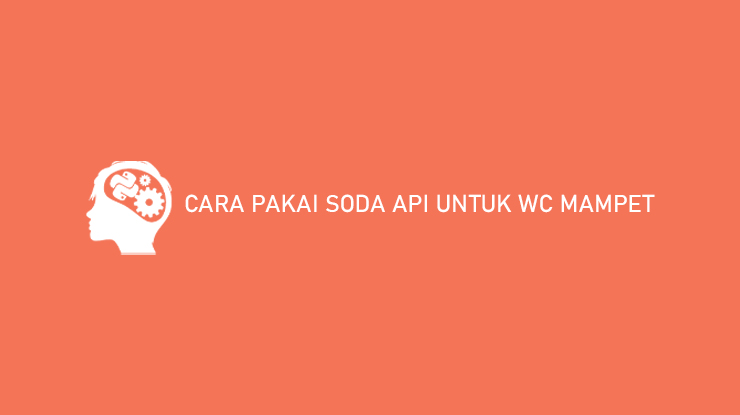 Cara Pakai Soda Api Untuk WC Mampet