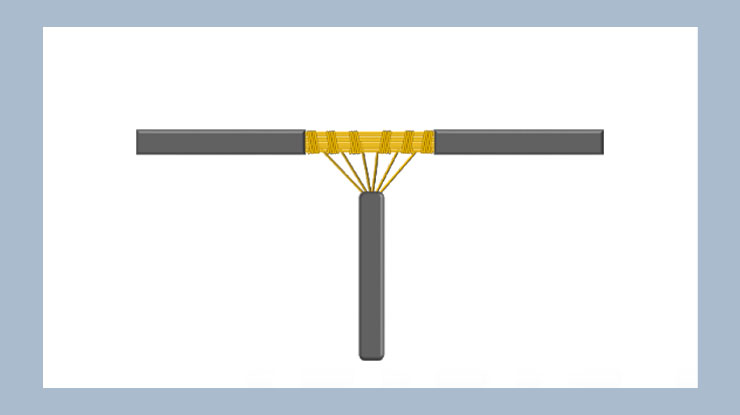 Sambungan Single Wrapped Cable Splice