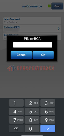 Input PIN M Banking BCA