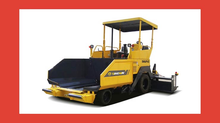 Alat Berat Asphalt Finisher