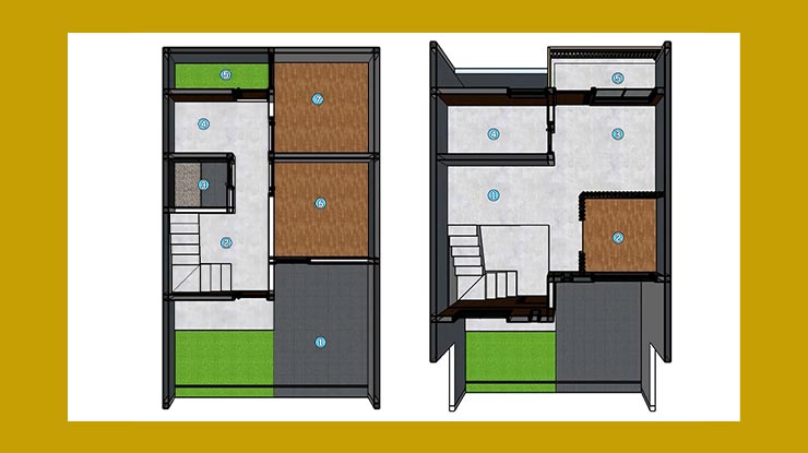 Denah Rumah Ukuran 5x6 1