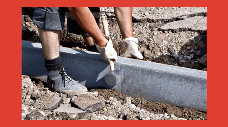 Harga Jasa Pasang Kanstin Beton Per Meter