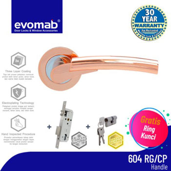 Handle Pintu Rose Gold Modern Novus Series 604 RG