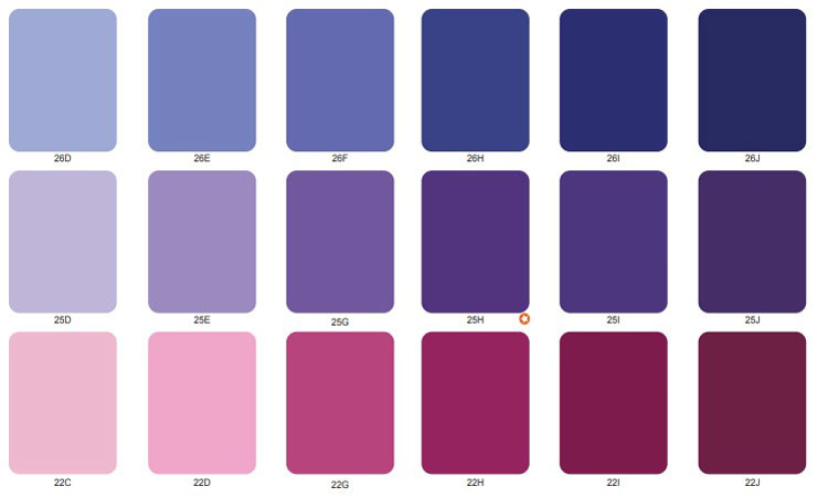 Katalog Warna Cat A Shade of Red Purple