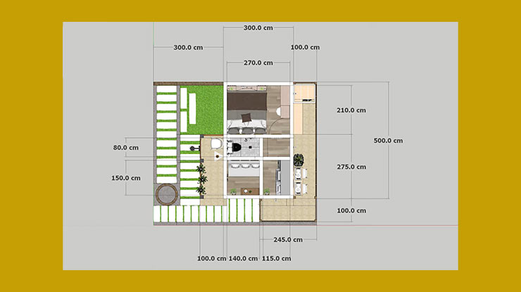 Denah Rumah Ukuran 3x5 1