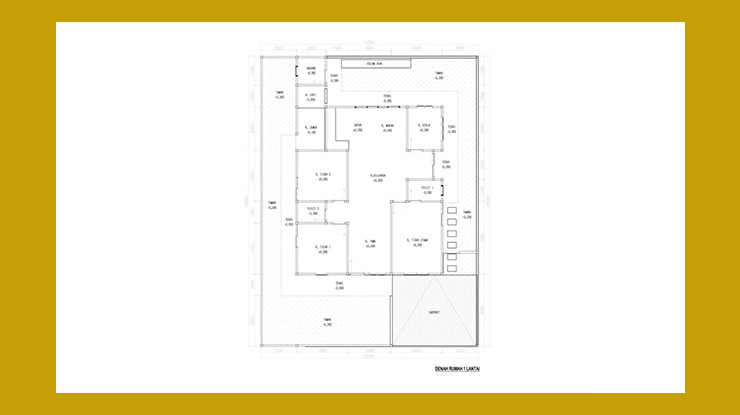 Denah Rumah Ukuran 15x20 1