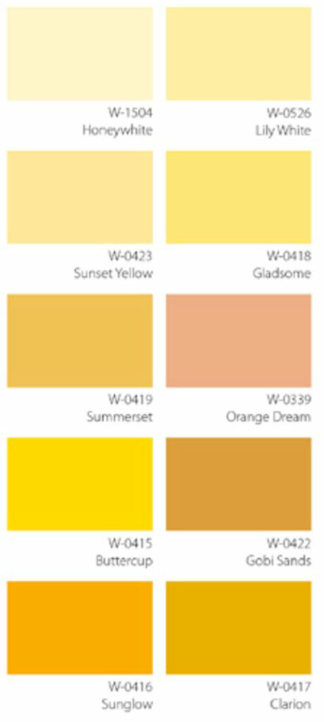 Katalog Cat Warna Kuning Eksterior