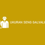 Ukuran Seng Galvalum