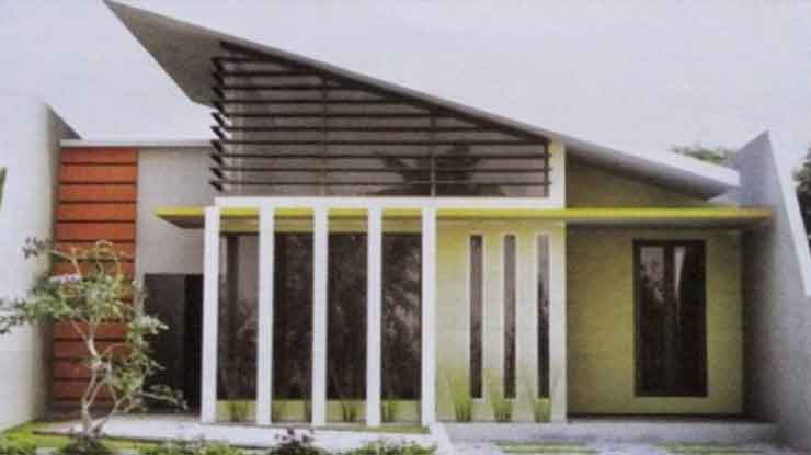 Desain Rumah Atap Miring