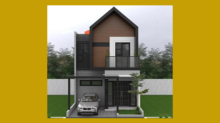 12 Desain Rumah Minimalis 2 Lantai 6x12 dan Biayanya 2023