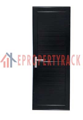 Pintu Kamar Mandi Full Aluminium Marlin Black