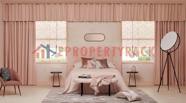 Warna Blush kamar tidur