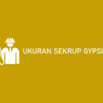 Ukuran Sekrup Gypsum