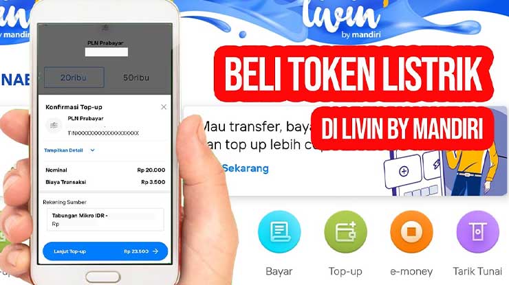 Cara Beli Token Listrik di Livin Mandiri