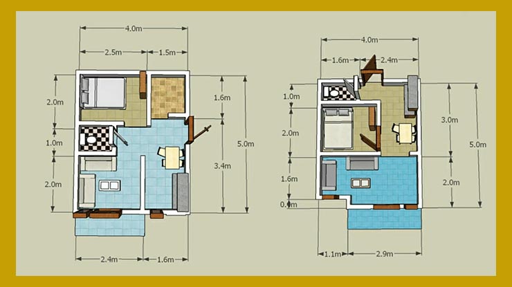 Desain Rumah Ukuran 4x5