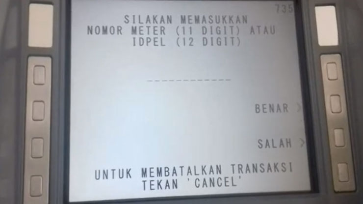 Masukkan ID Pelanggan