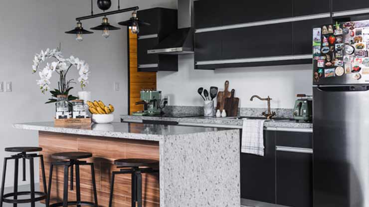 Dapur Minimalis Modern Industrial