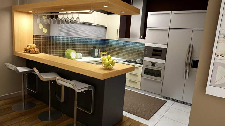 Dapur Minimalis Modern Mini Bar